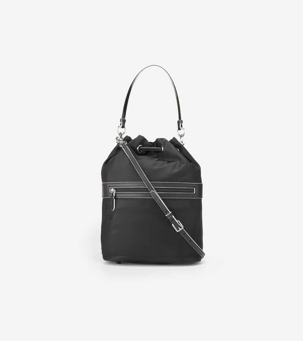 ナイロン ドローストリング クロスボディ womens.