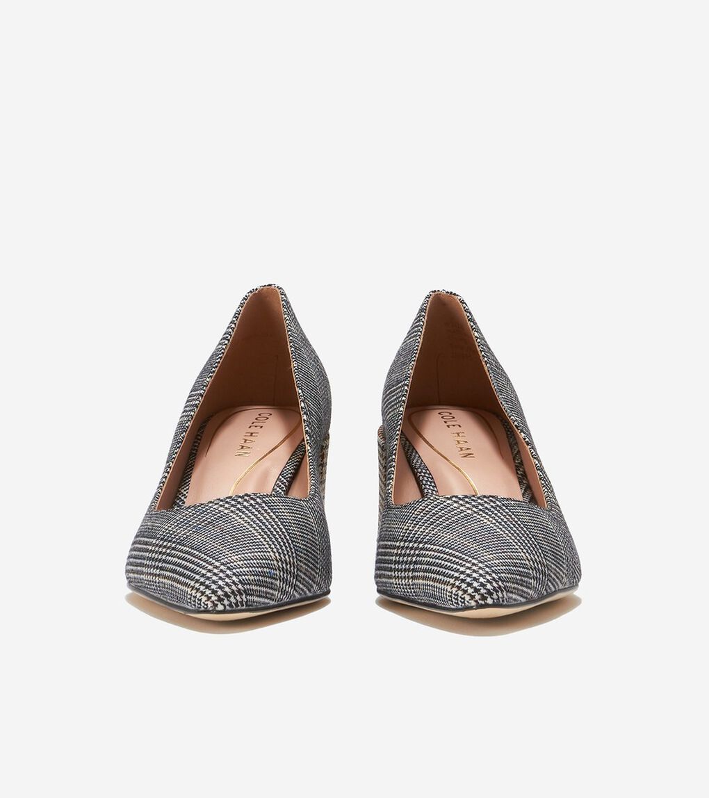 カサンドラ ブロックヒール パンプ womens.