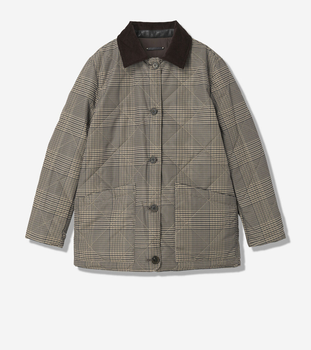 オーバーサイズド ダイアモンド キルト リバーシブル ジャケット mens
