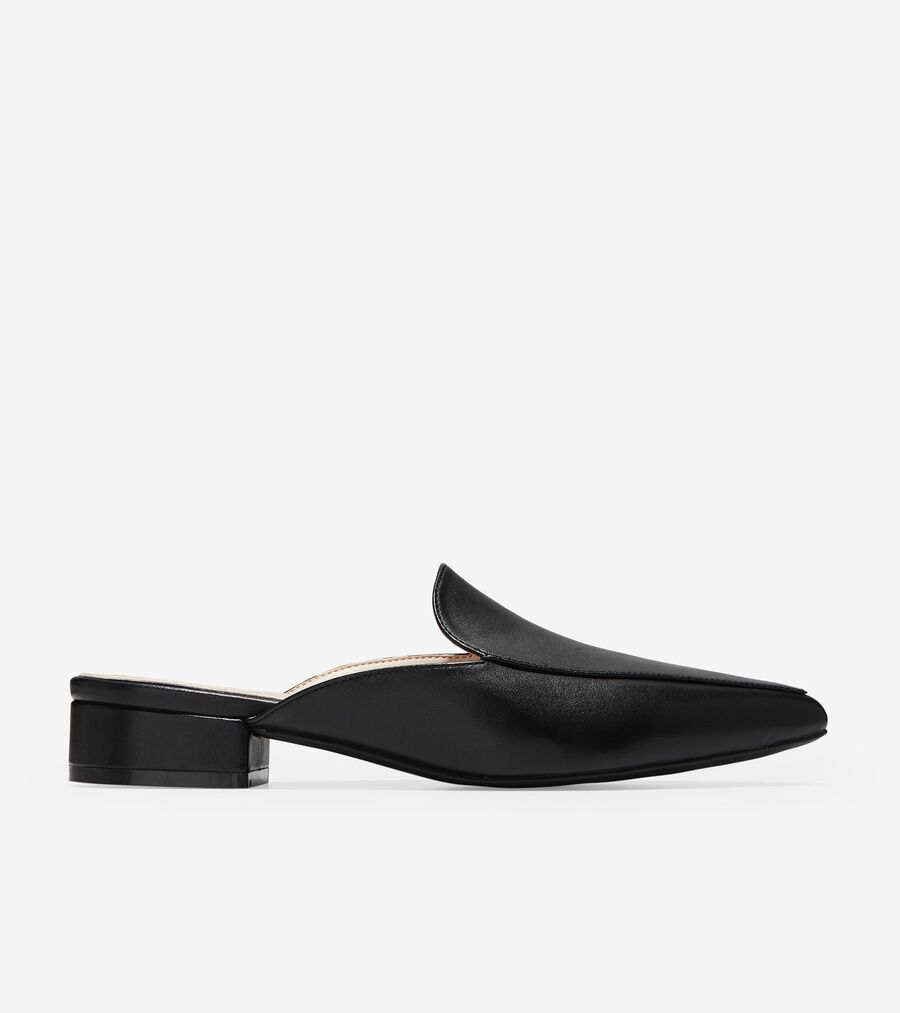 セール☆COLE HAAN パイパー ミュール(ブラックレザー) パイパー ミュール womens. 0.0 | COLE_HAAN