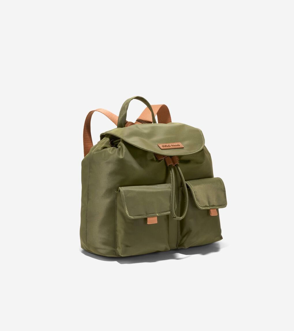ナイロン フラップ バックパック womens.