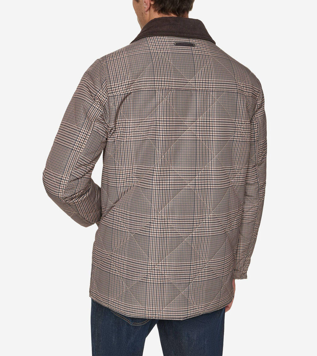 オーバーサイズド ダイアモンド キルト リバーシブル ジャケット mens