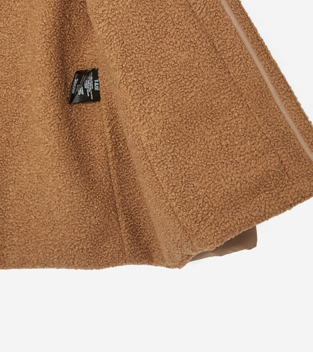 タフタダウンジャケット Wカーリーファーライン トリミング womens.