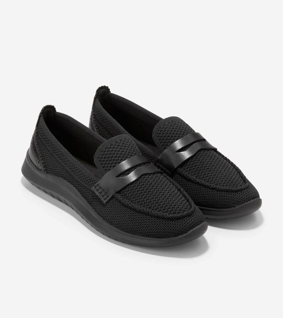 ゼログランド メリット スティッチライト ローファー womens
