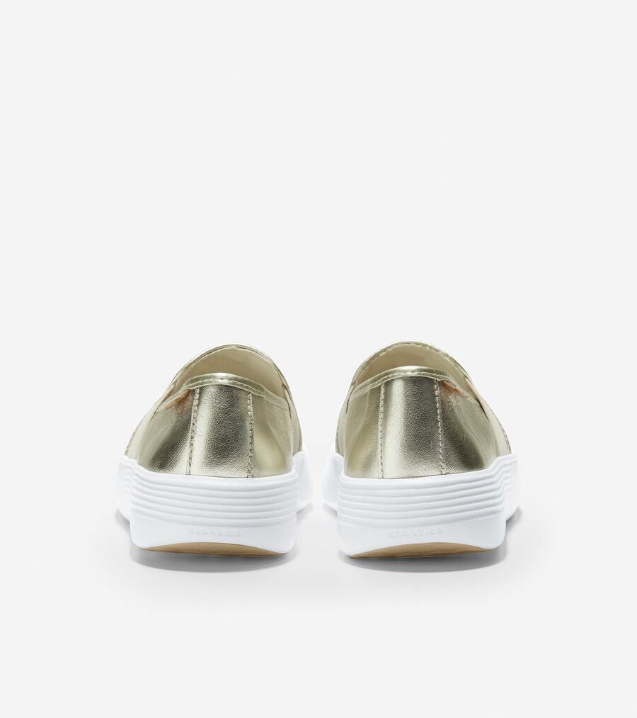 ゴードン グランド クロスコート フラットフォーム スリッポン womens