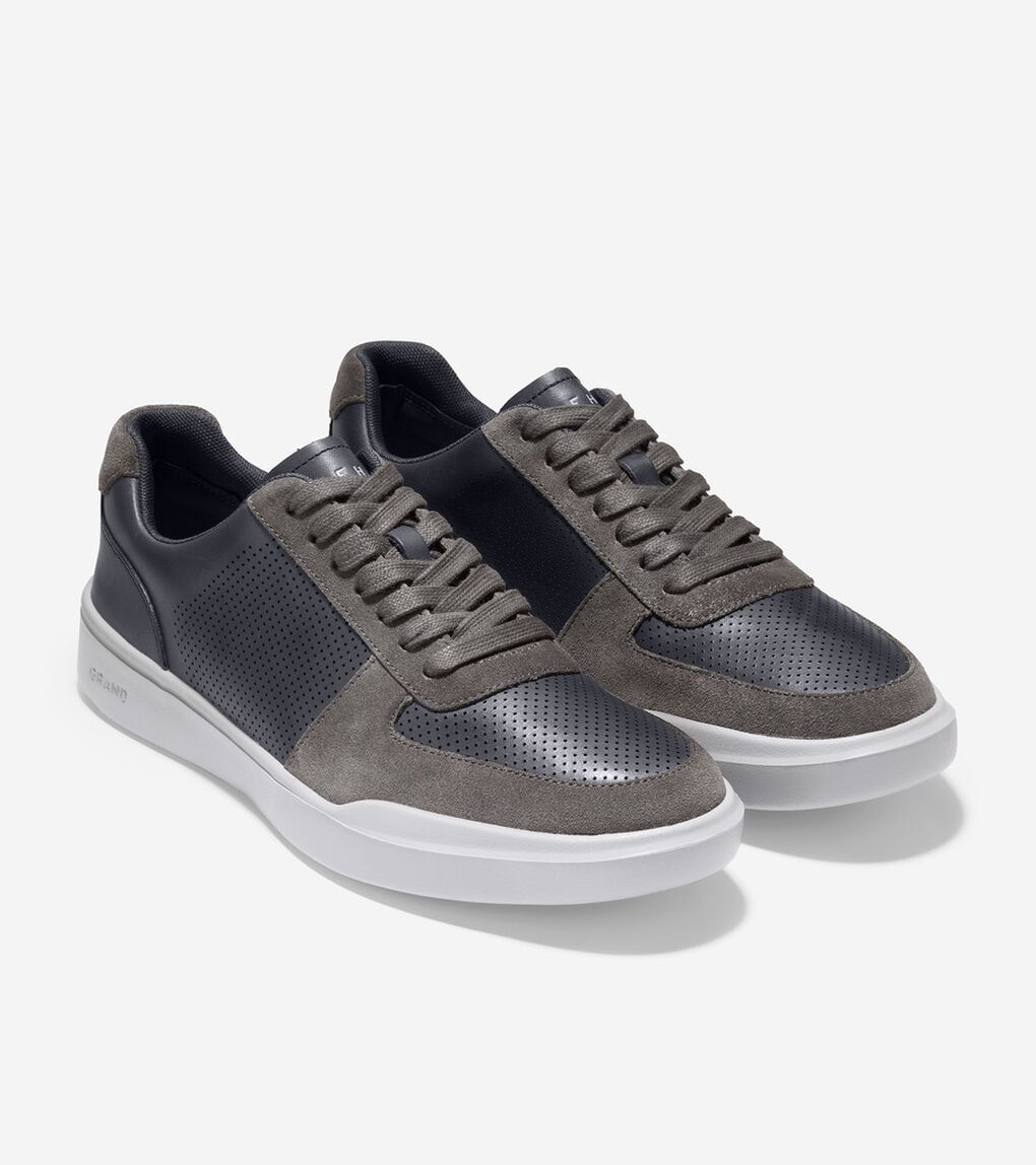グランド クロスコート モダン パーフォレーション スニーカー mens.