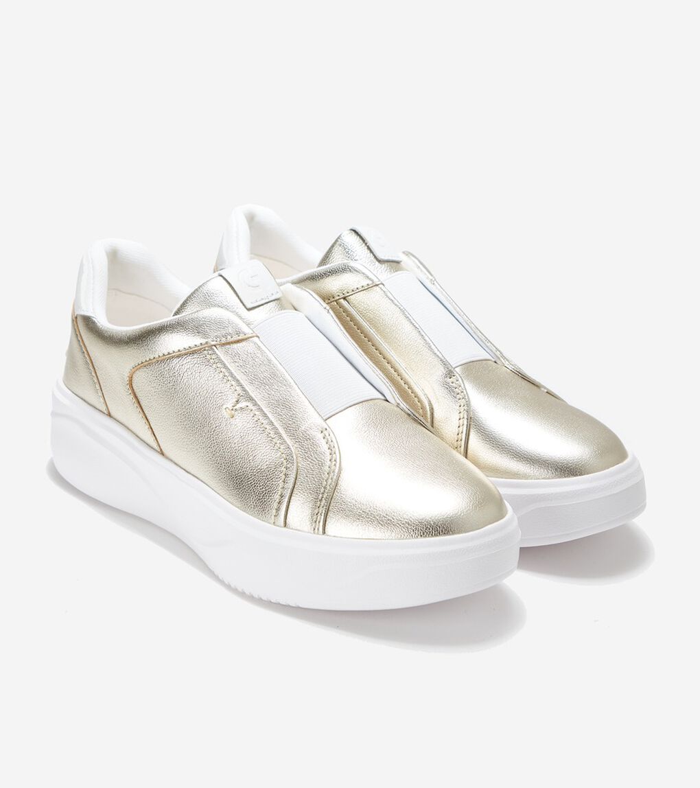 グランドプロ デミ スリッポン スニーカー womens.