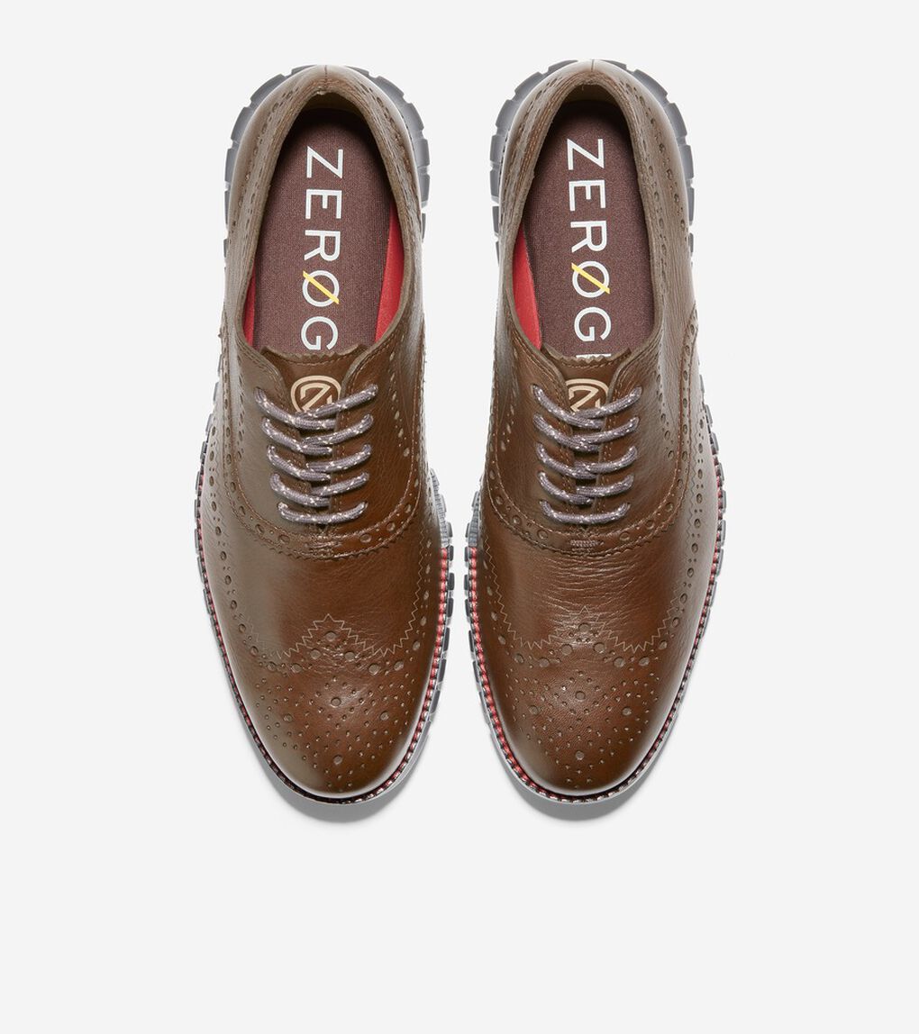 ゼログランド ウィングチップ オックスフォード mens.