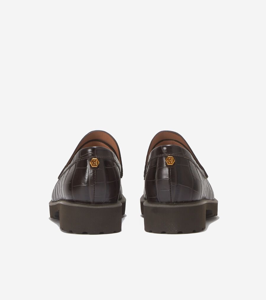 COLE HAAN ジュネーブ ローファー（ダークチョコレートクロコ） ジュネーブ ローファー womens 33000 | COLE_HAAN