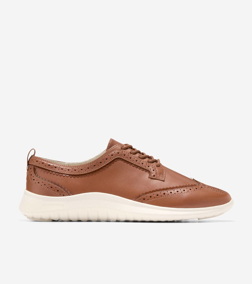 ゼログランド メリット ウィングチップ オックスフォード womens.