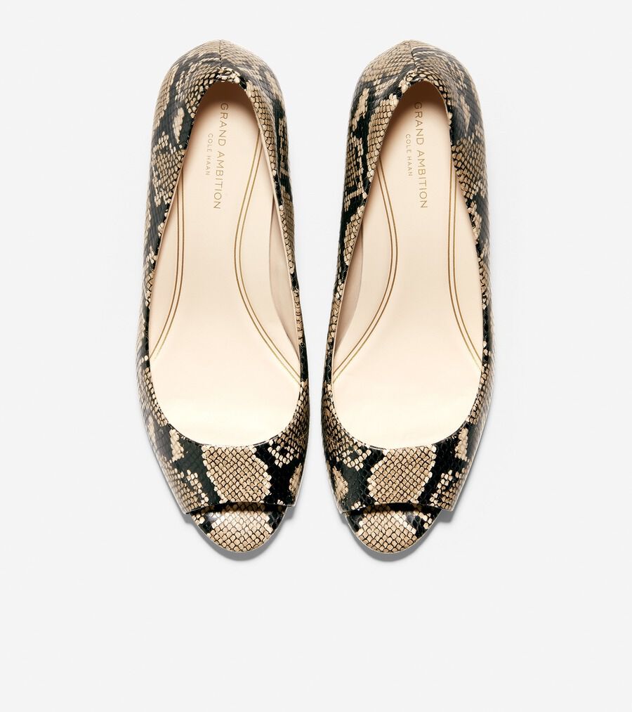 COLE HAAN グランド アンビション オープントゥ ウェッジ 55mm グランド アンビション オープントゥ ウェッジ 55mm womens. 0.0