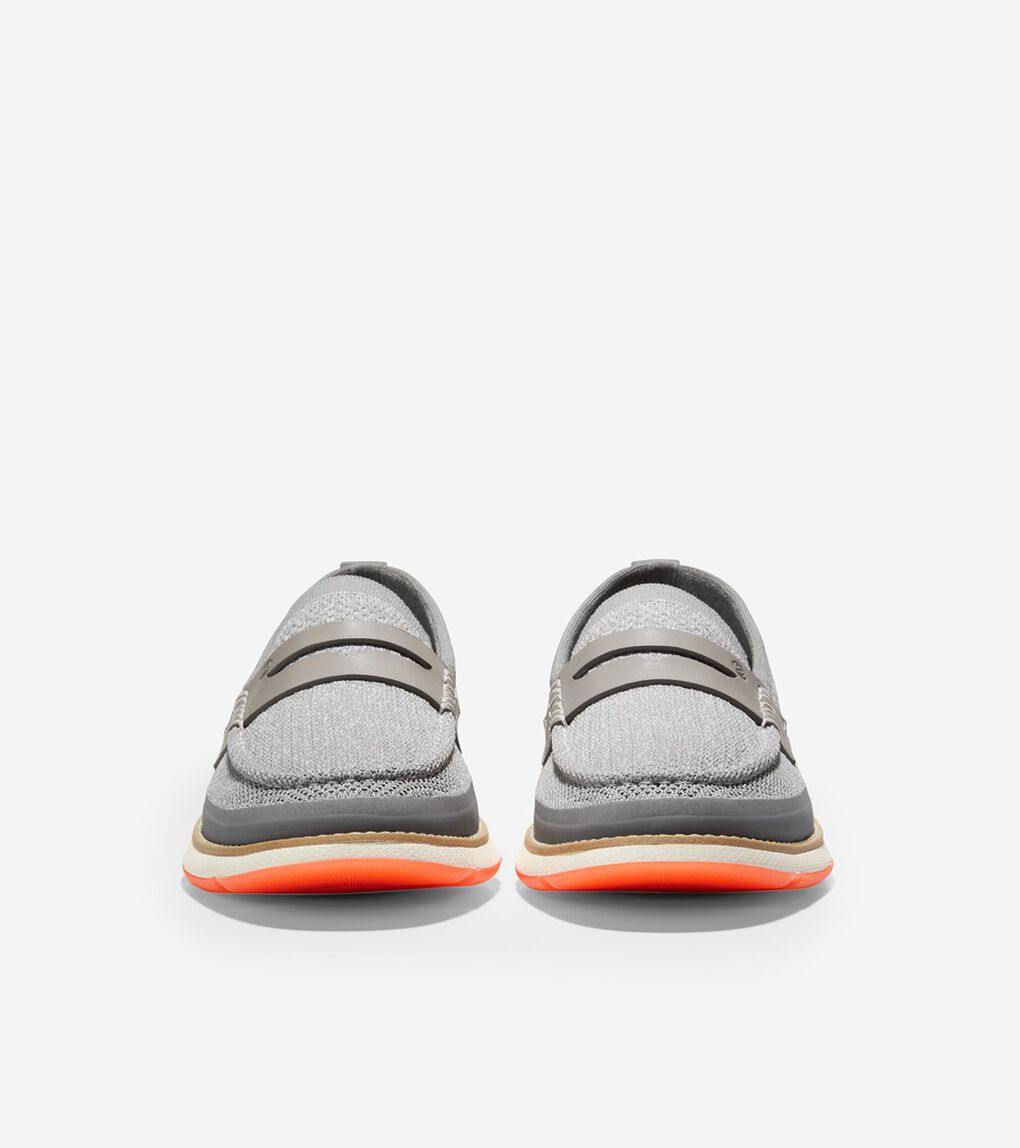 4.ゼログランド スティッチライト ローファー mens.