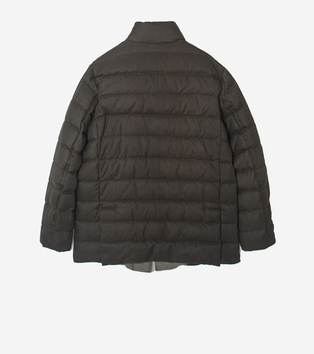 キルテッド フランネル ダウン トッパー mens.