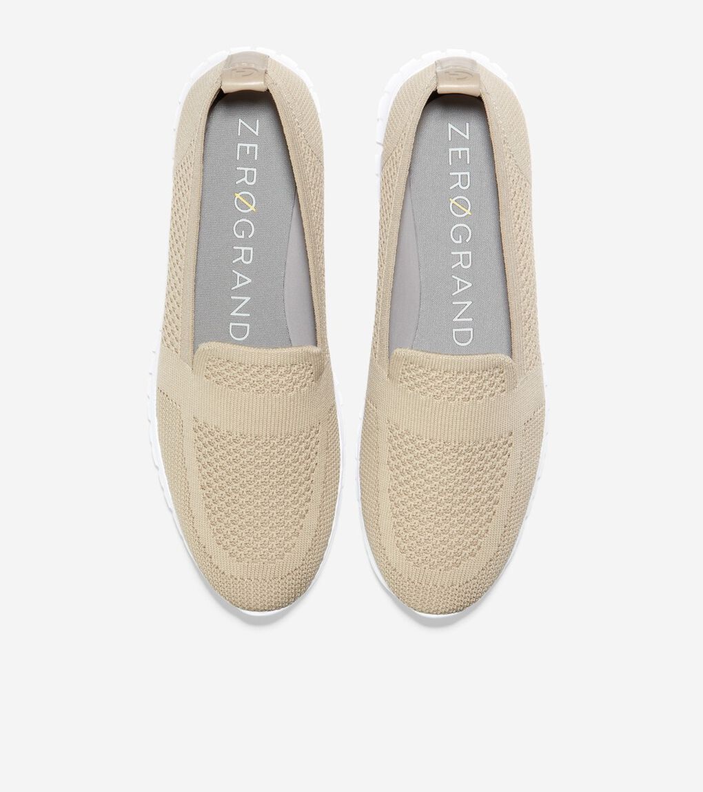 ゼログランド スティッチライト スリッポン ローファー womens.