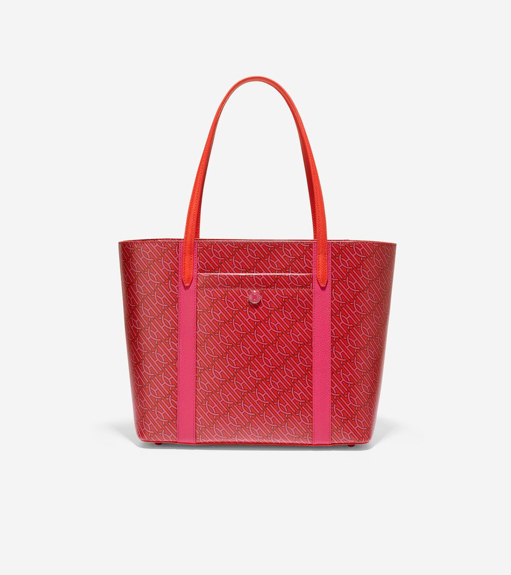 コーテッド キャンバス スモール トップ ジップ トート womens.