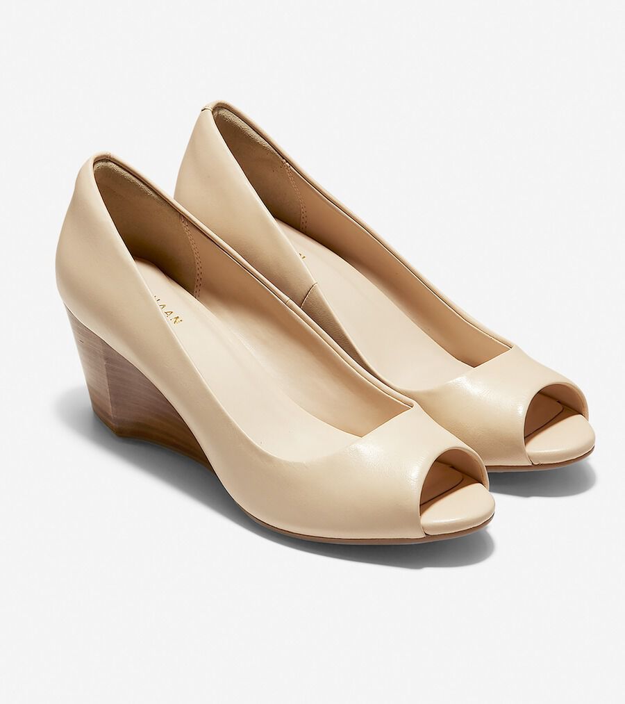 COLE HAAN オープントゥ ウェッジ ザ ゴートゥー オープントゥ ウェッジ womens. 0.0 | COLE_HAAN