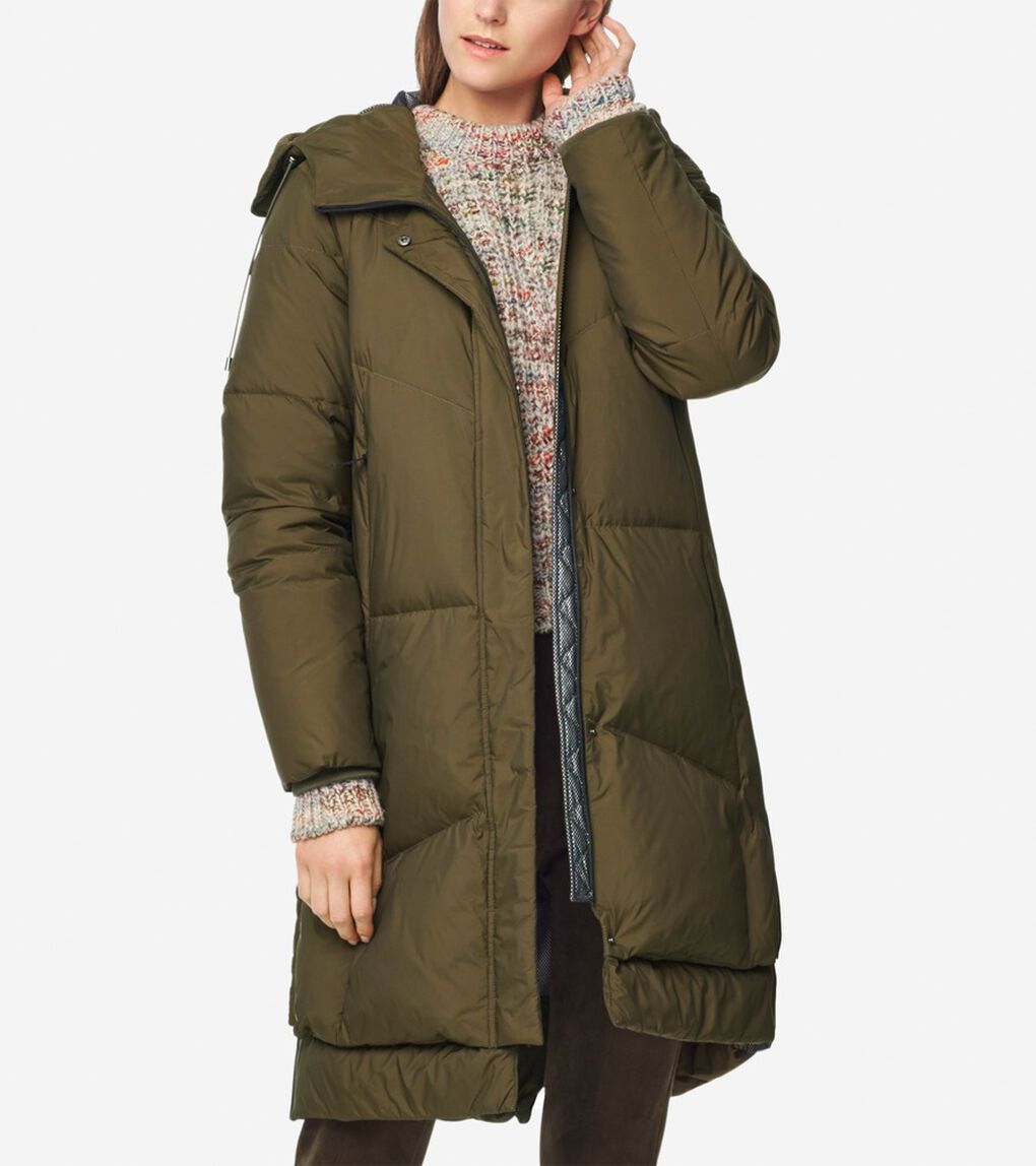 マシュマロ ダウン コート womens.