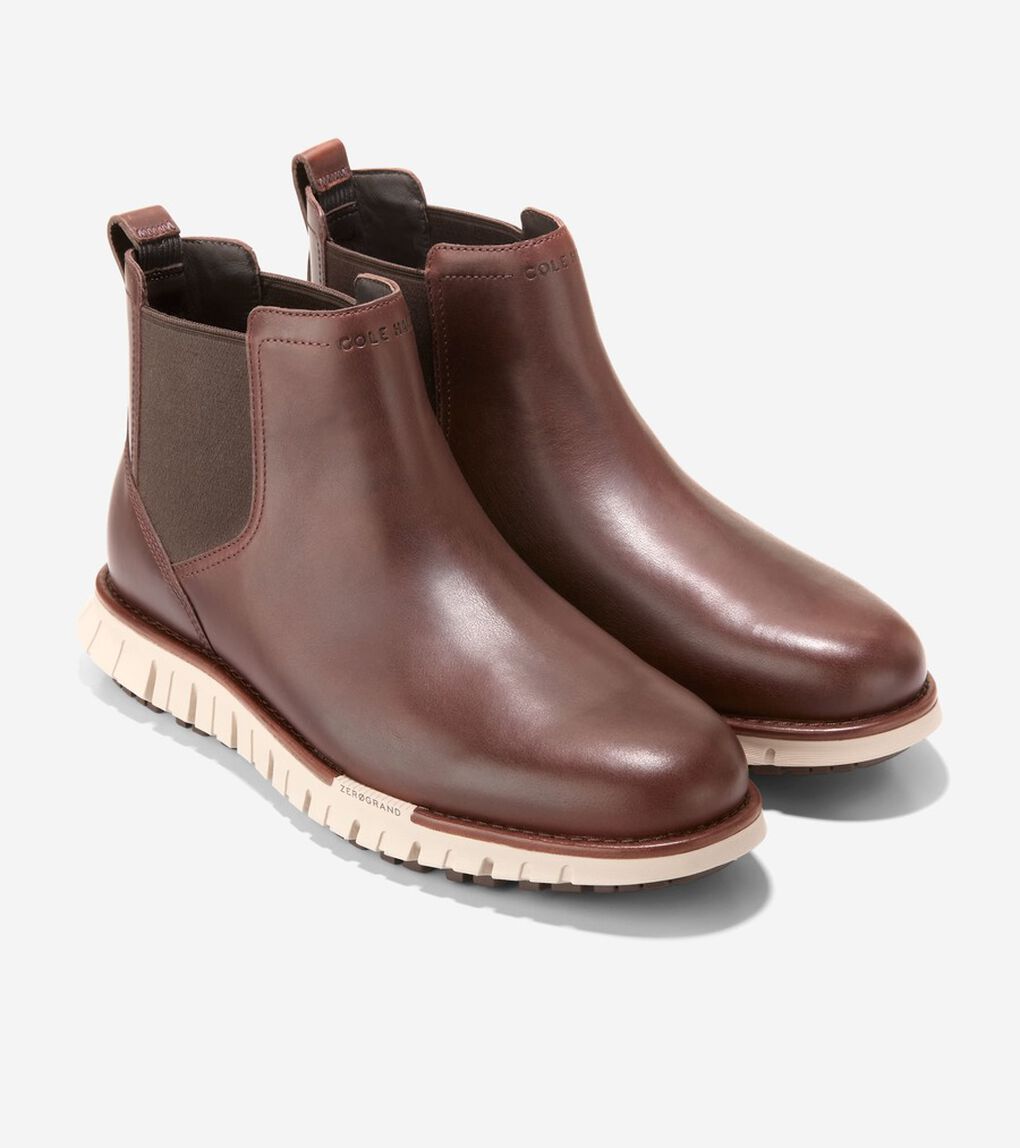 ゼログランド リマスタード チェルシーブーツ ウォータープルーフ mens.