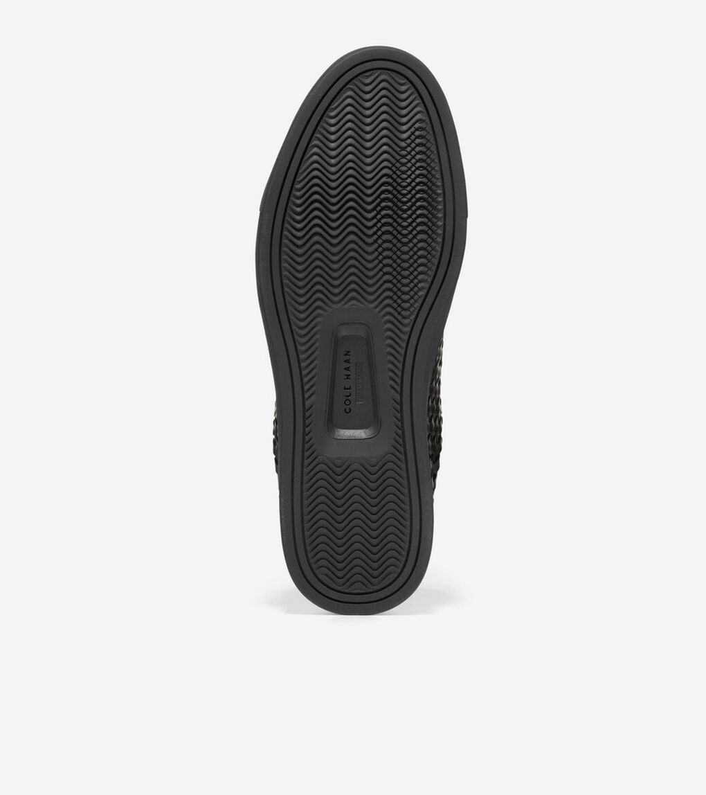 グランドプロ リュクス ウーブン スリッポン スニーカー mens