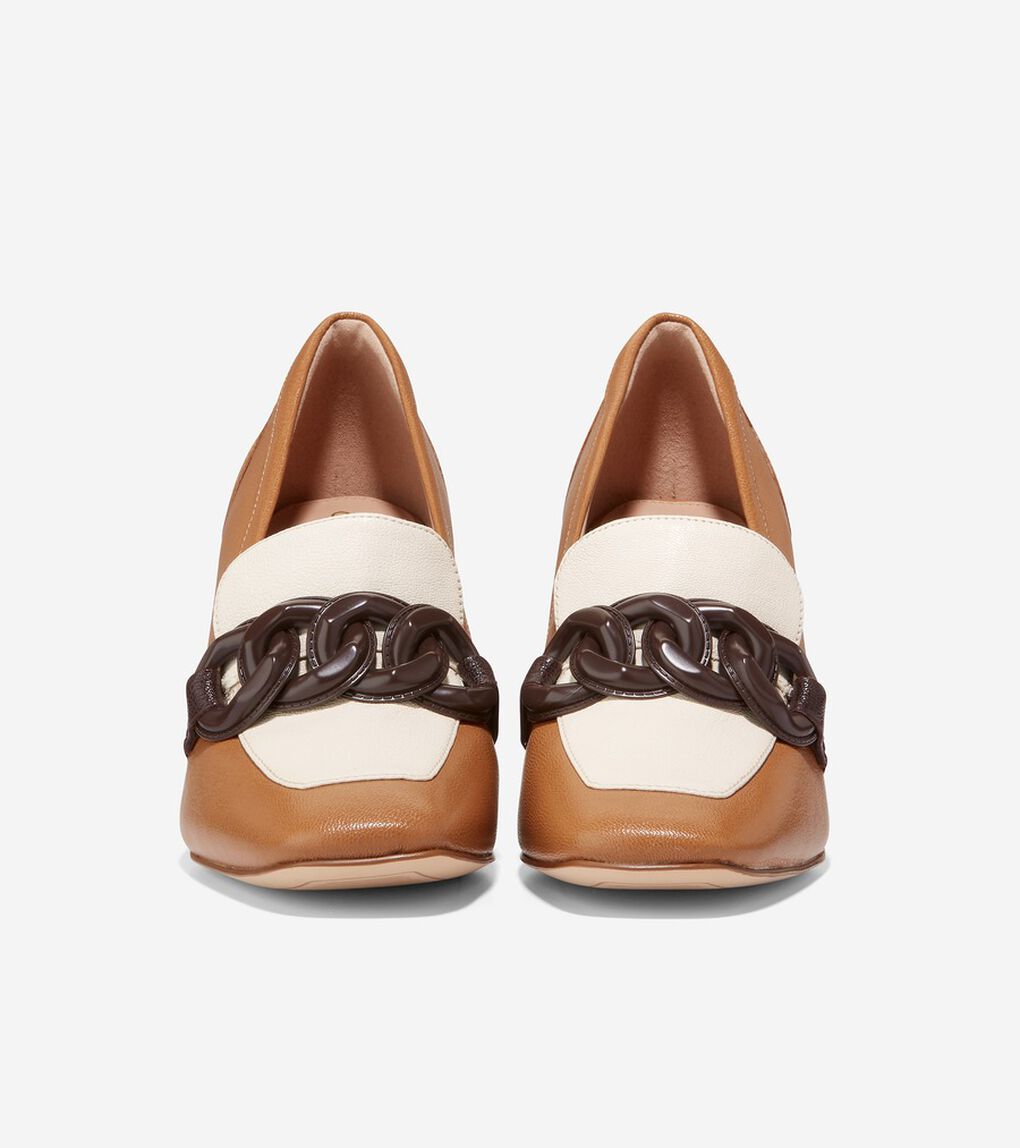 クリスティ スクエア チェーン ローファー womens. 0.0 | COLE_HAAN