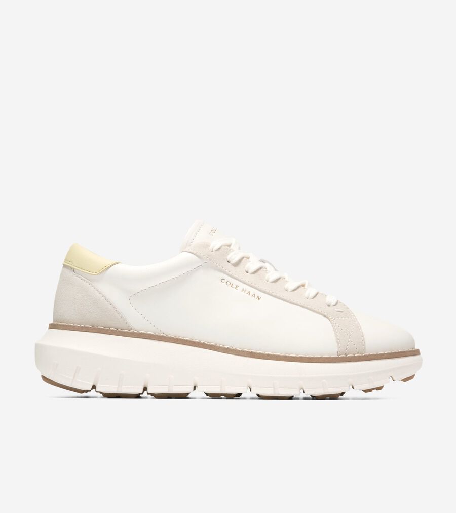 新品　コールハーン　レザー　スニーカー　8.5 26cmフラワーフォーム ゼログランド レクサンナ レザー スニーカー womens 26000 | COLE_HAAN