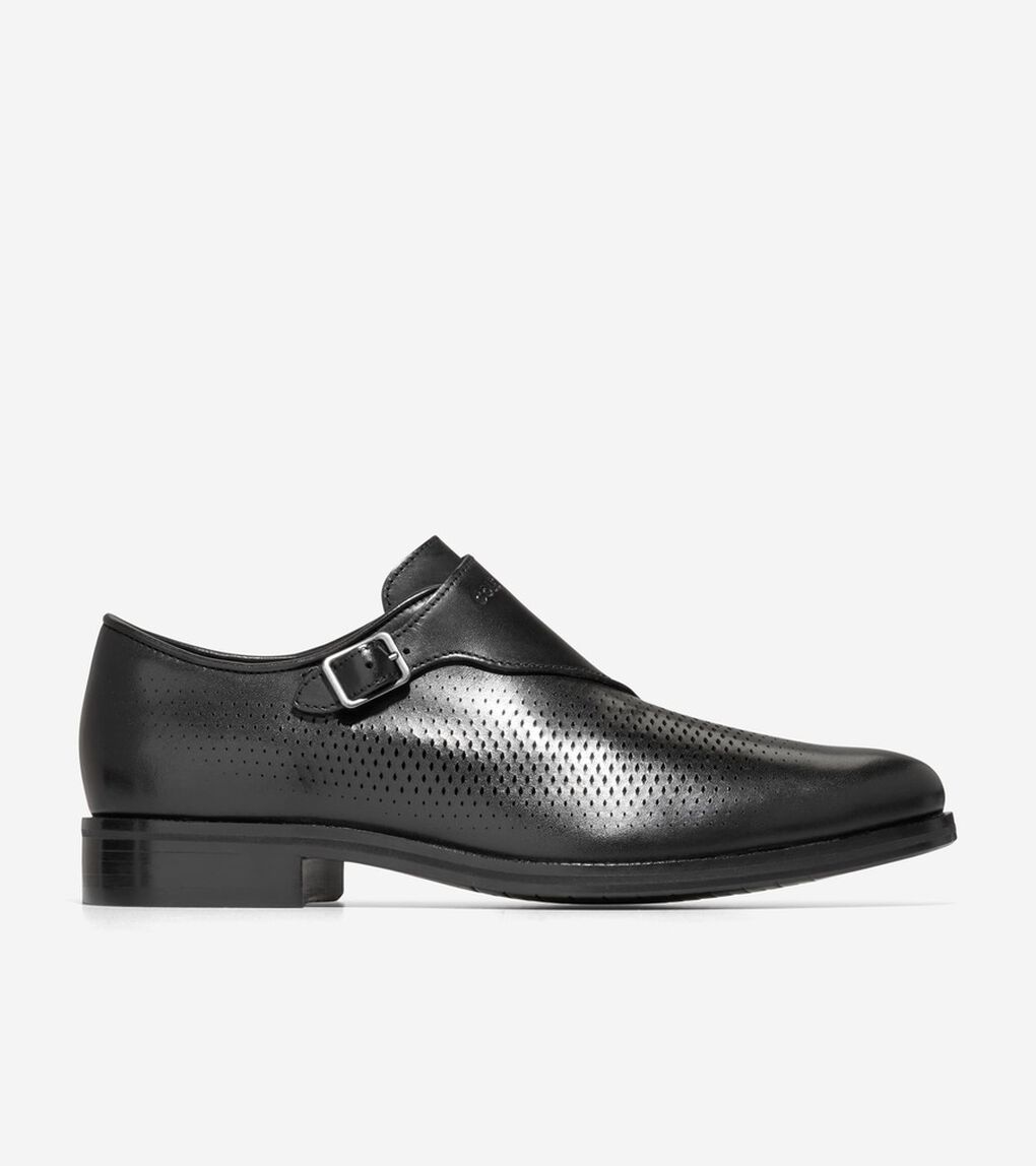 ワシントングランド レーザーシングルモンクストラップ mens.