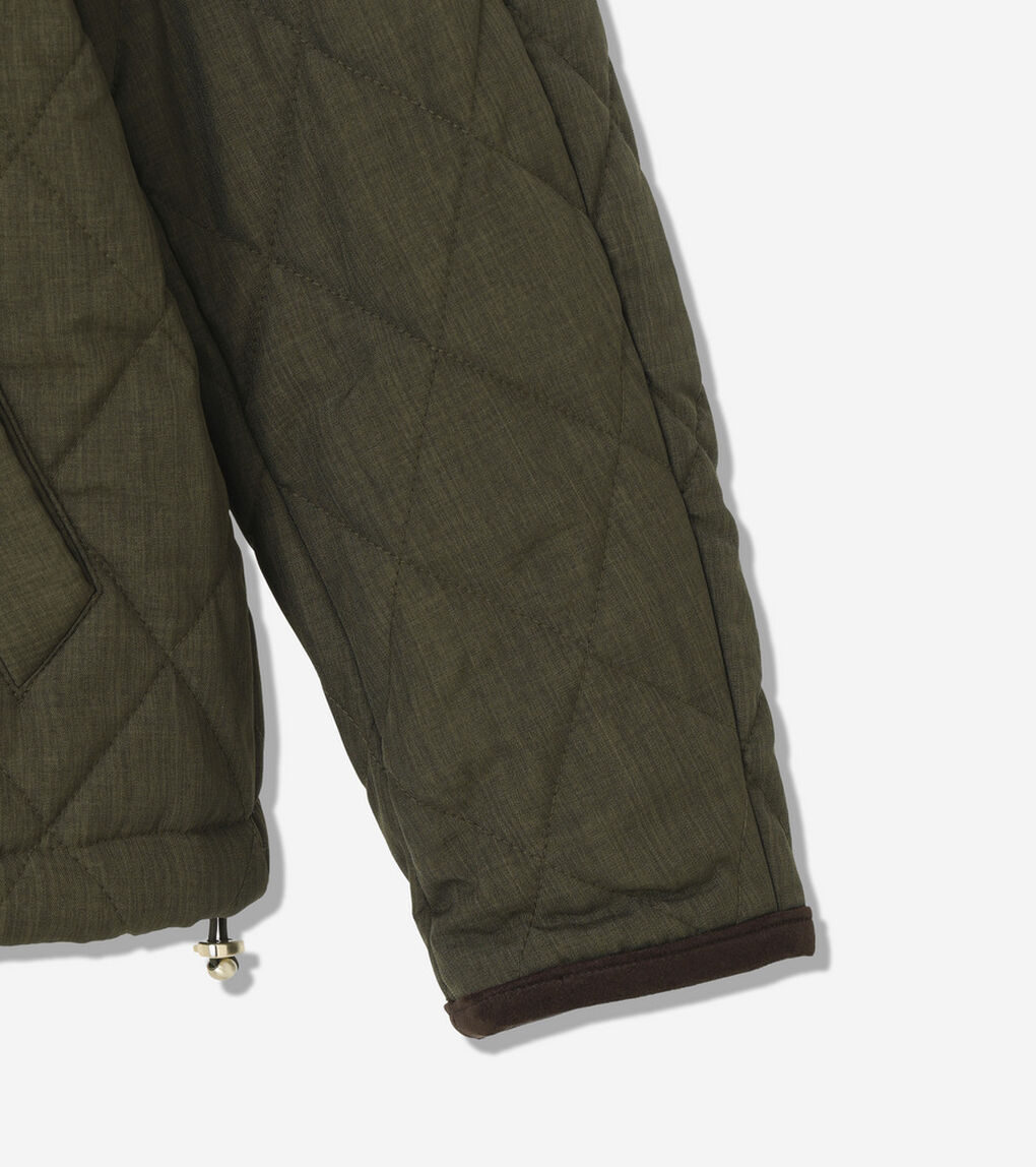 クロス ハッチ ショート キルト ジャケット womens