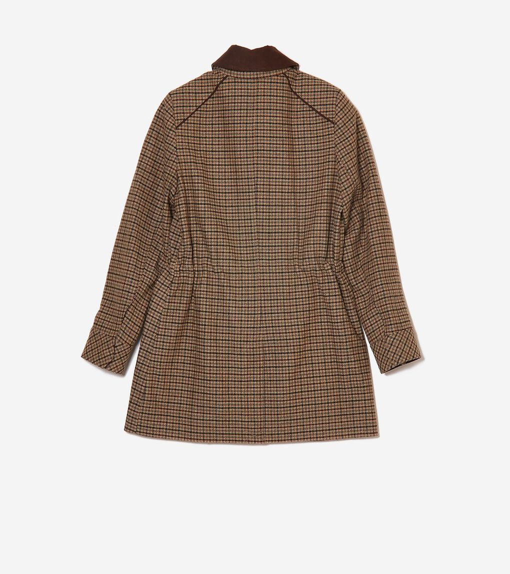 ハウンドトゥース ウール ハンター ジャケット womens