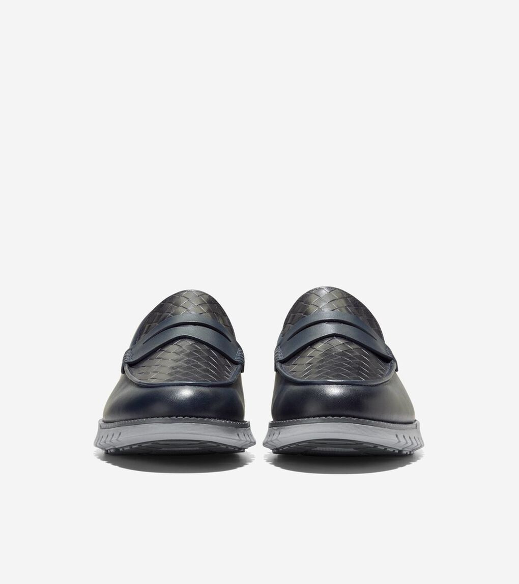 ゼログランド リマスタード ペニーローファー mens