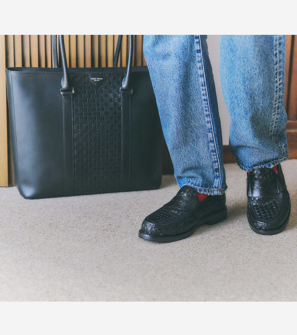 ピンチ ペニー ウーブン フレックスクラフト ローファー mens