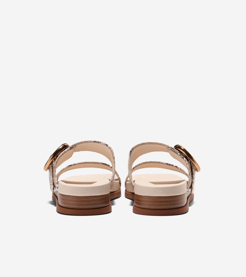 オークリン ダブルバンド フットベッド サンダル womens