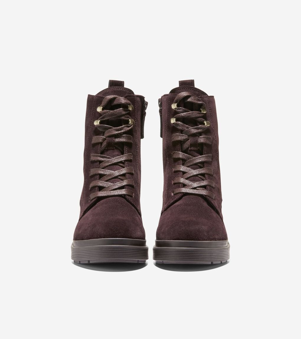 シェリーズ レースアップ ラグ ブーツ ウォータープルーフ womens.