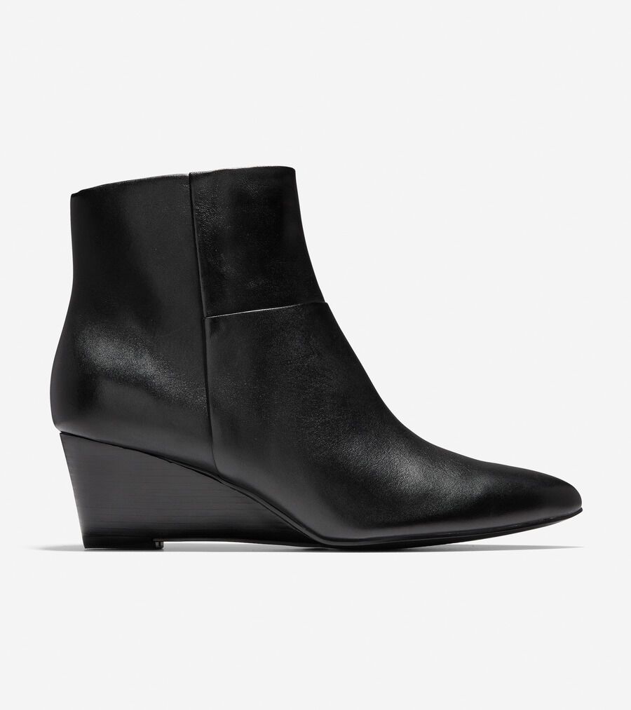 Cole haan eneida wedge bootie outlet
