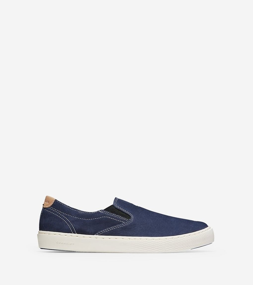 グランドプロ デッキ スリップオン スニーカー mens.