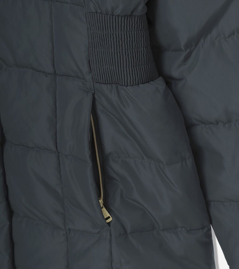 シグネチャー 32IN タフタ ダウン コート womens