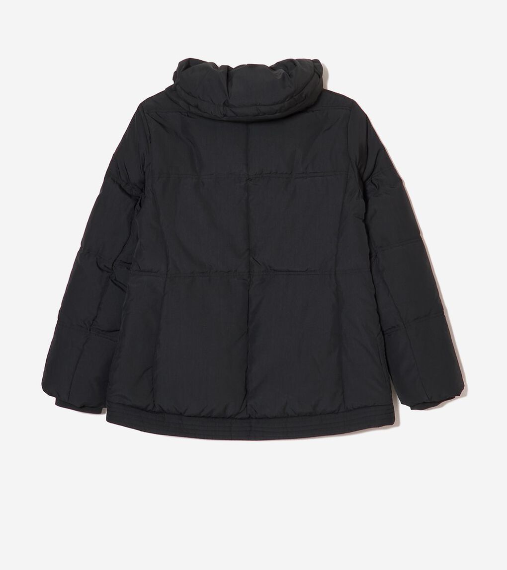 スタンドカラー ナイロン ダウンジャケット womens.