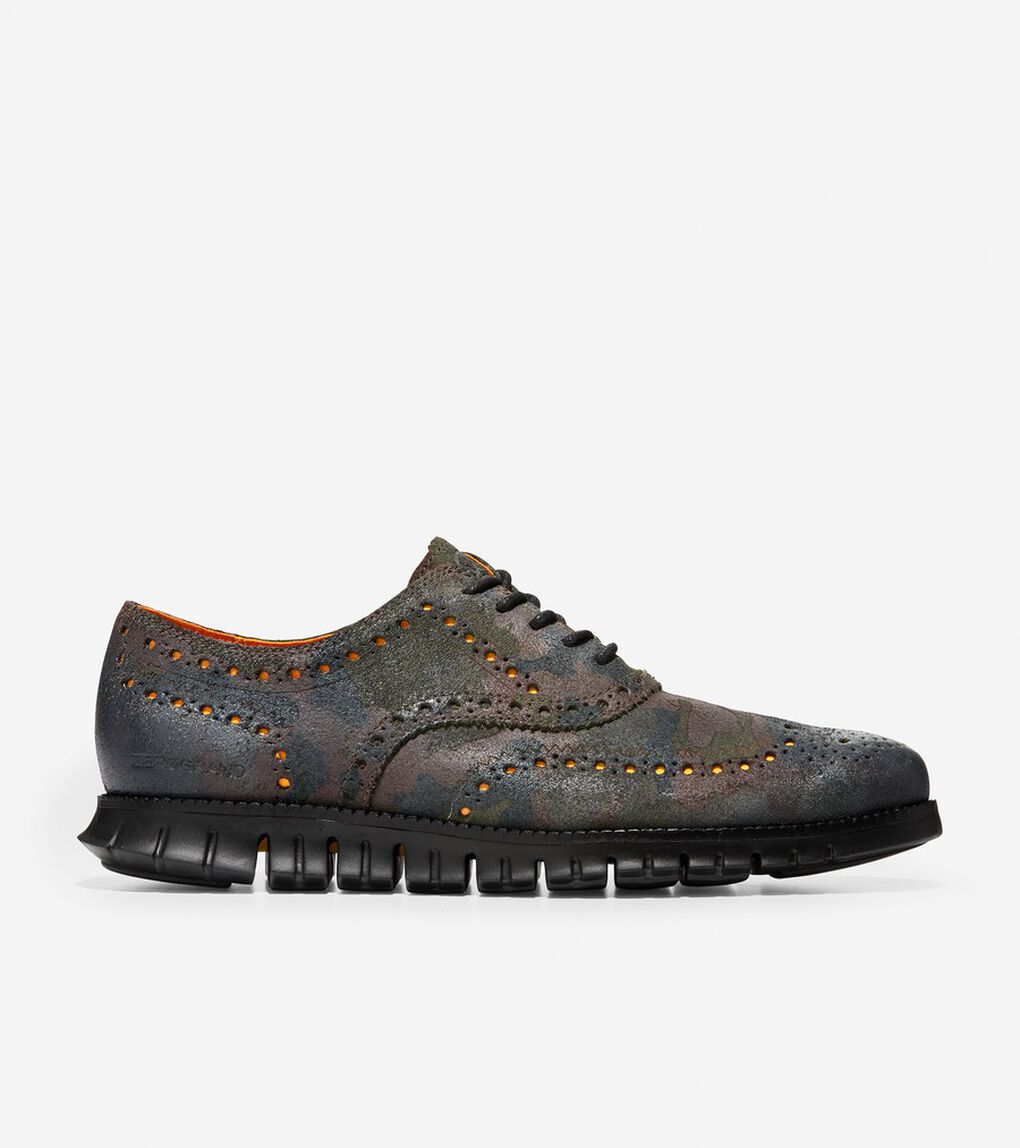 ゼログランド ウィングチップ オックスフォード Mens ゼログランド ウィングチップ オックスフォード Mens