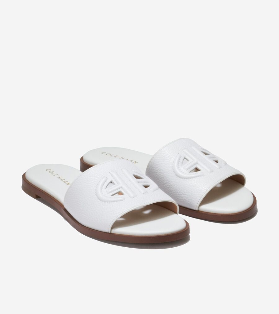 最高品質の フリン ロゴ COLE_HAAN | 22000 womens. サンダル スライド 靴