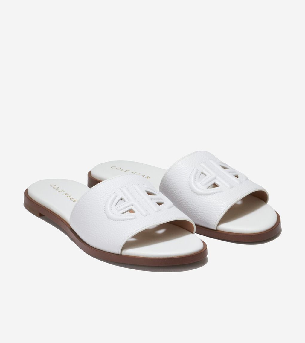 フリン ロゴ スライド サンダル womens.