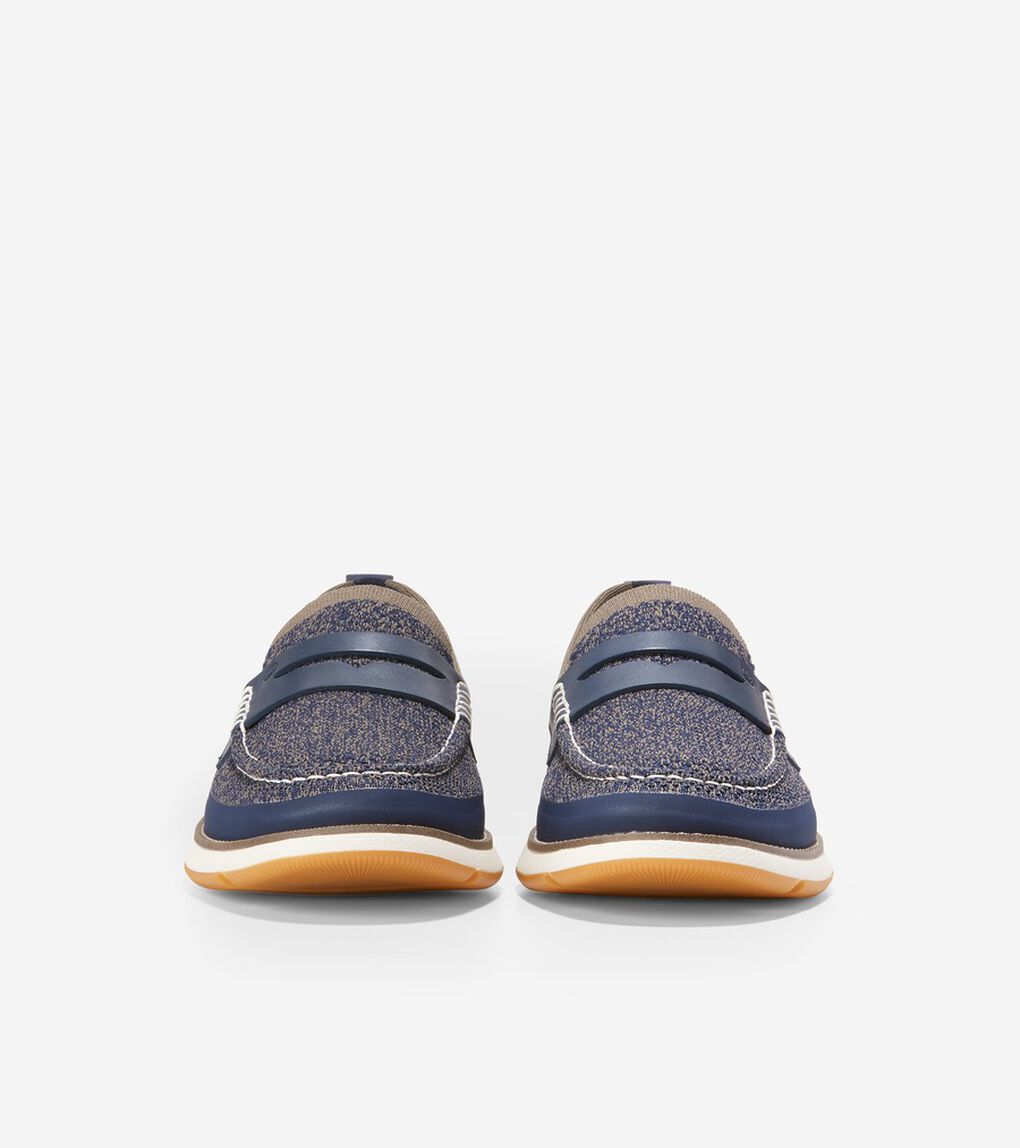 4.ゼログランド スティッチライト ローファー mens.
