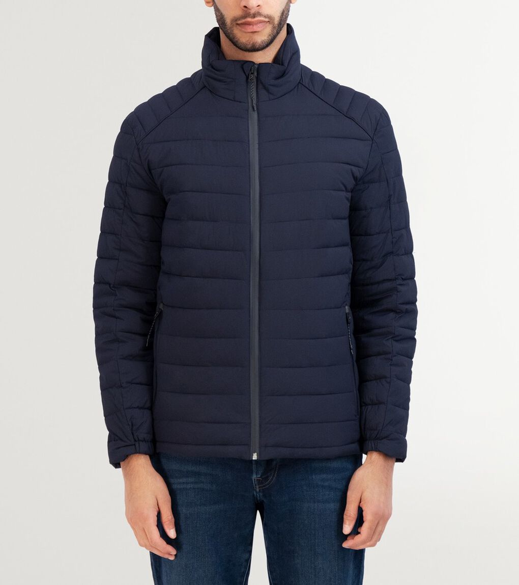 ストレッチキルテッドジャケット mens.