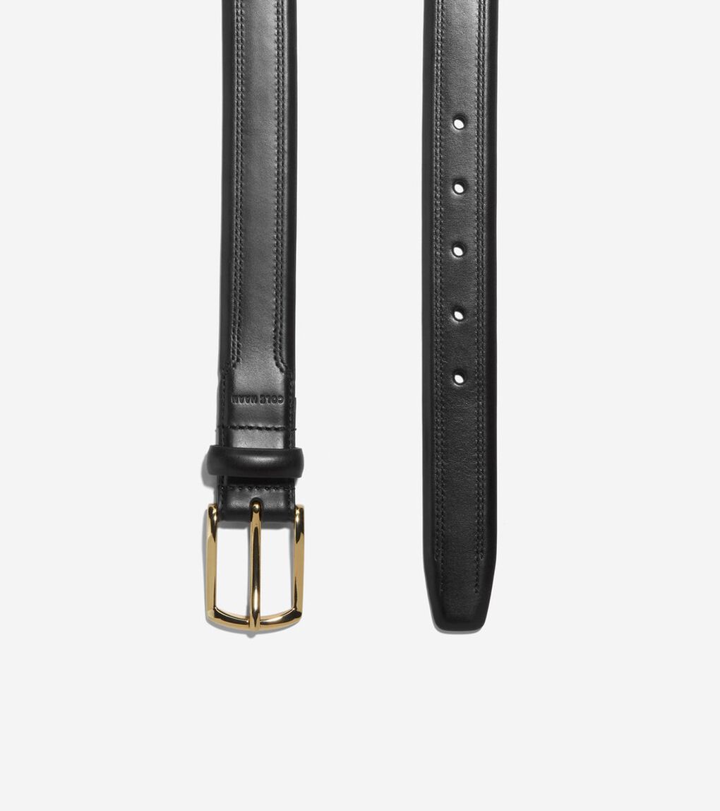 ダブルスティッチドレスベルト mens