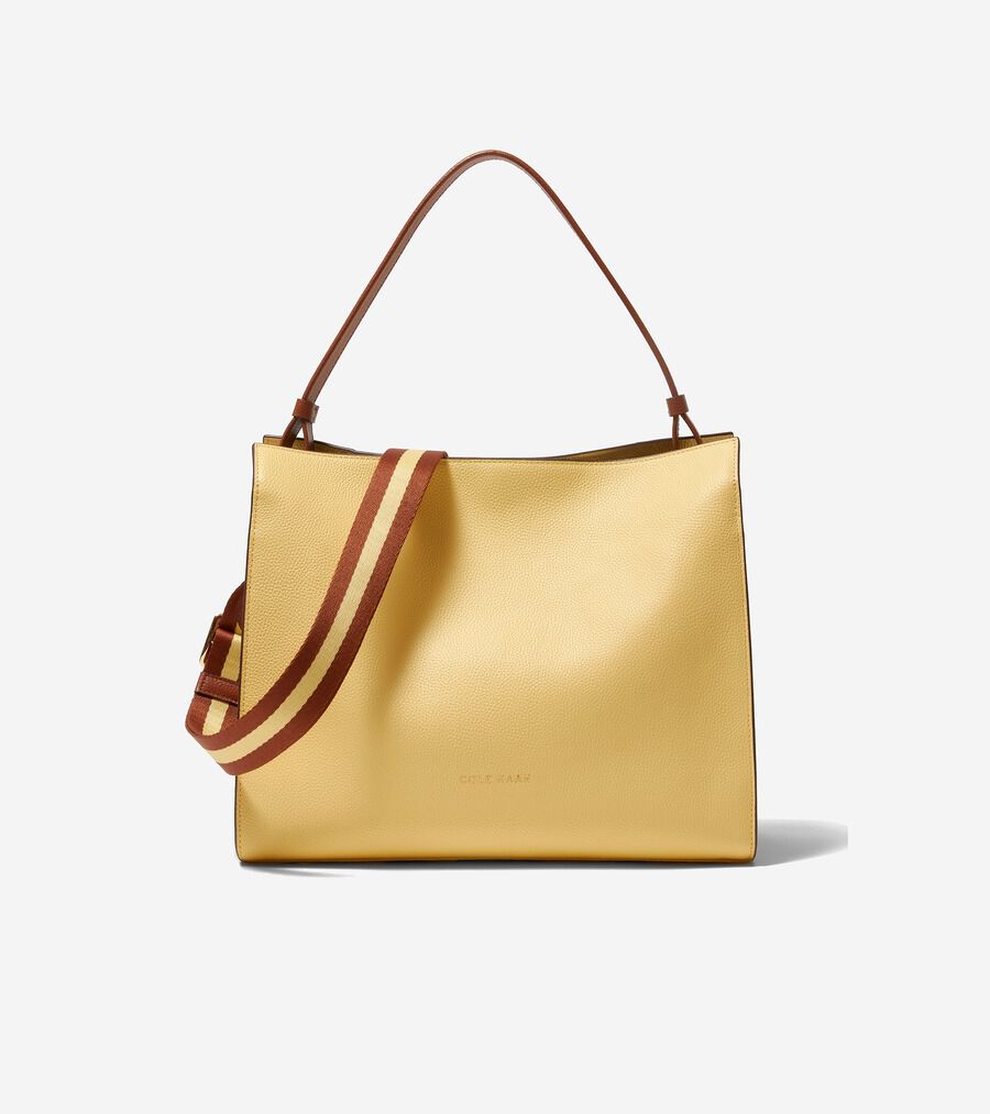 美品 COLE HAAN ジェニュインレザー 2way ハンドバッグ バイ