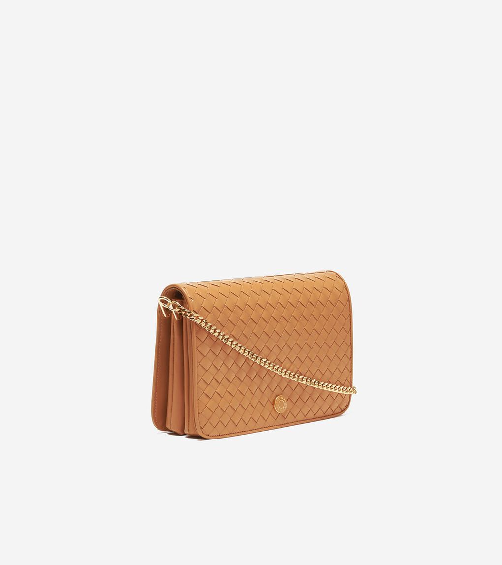 ウォーブン レザー クロスボディ womens.