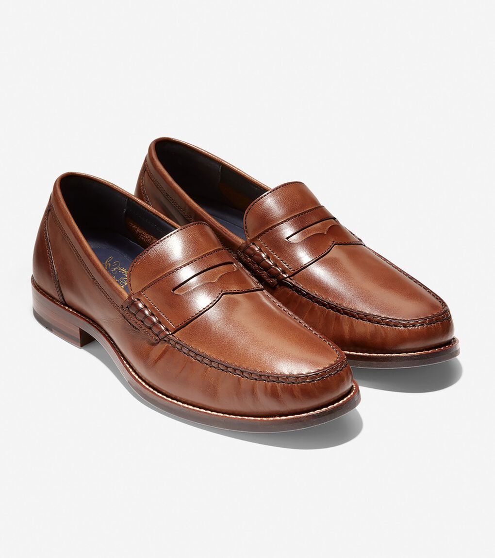 ピンチ グランド クラシック ペニー ローファー mens ブリティッシュ タン / ナチュラル 【公式】コール ハーン (Cole Haan