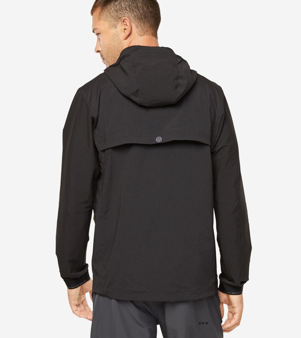 ゼログランド パッカブル ランニング ジャケット mens.