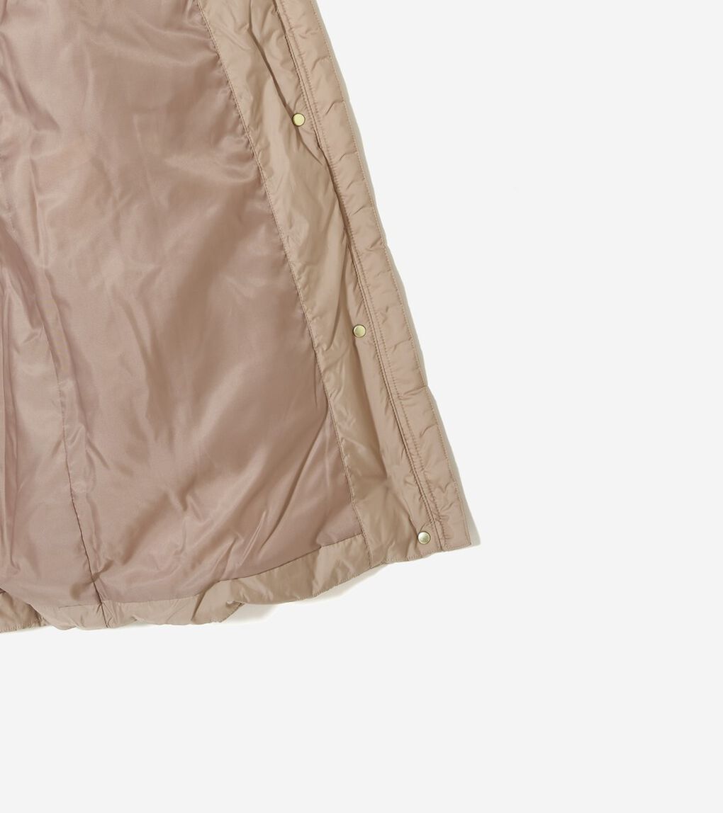 コクーン フーテッド ダウン パッファー womens.