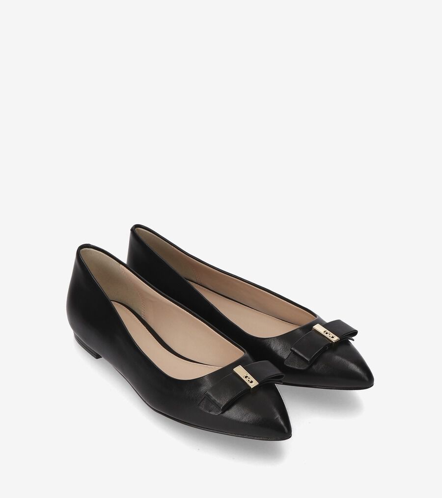 (kumikky♪)コールハーン☆ エルシー　ボウ　スキマー　バレエ COLE HAAN（コールハーン）の「エルシー ボウ スキマー womens（バレエ