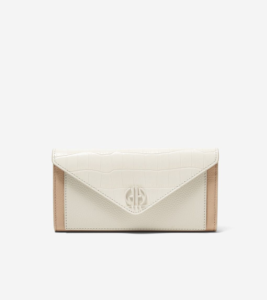 エンベロープ フラップ ウォレット womens.