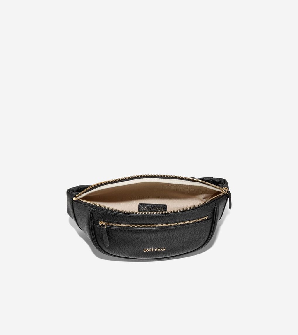 マッケンナ レザー ベルト バッグ womens.